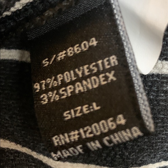 Striped Wide Leg Pants Size Large - Picture 3 of 7